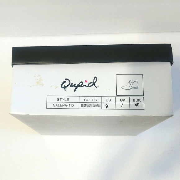 Qupid Salena-11x Snakeprint Bootie Sz.9 - Picture 11 of 12